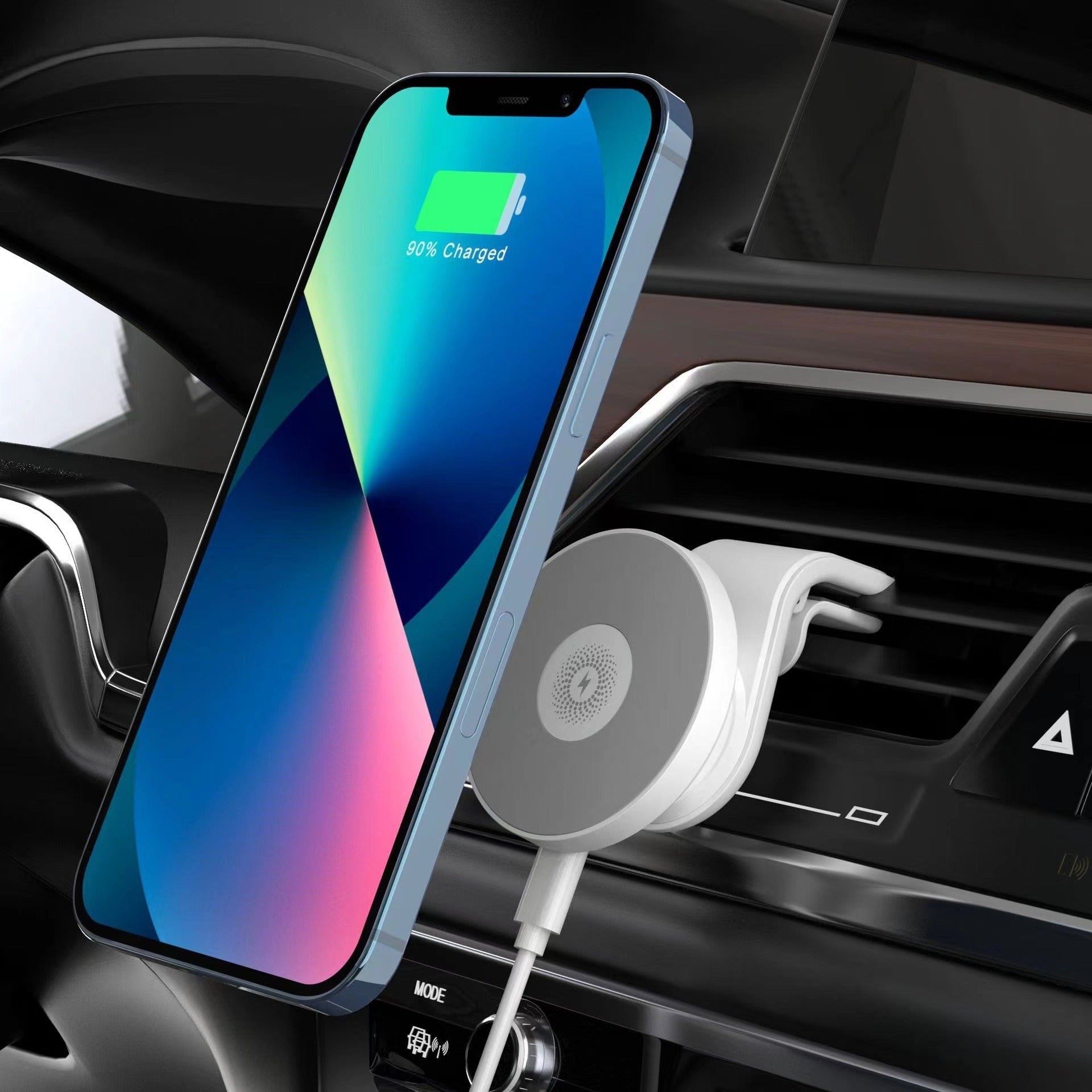 Smart Magnetic Wireless Car Charger