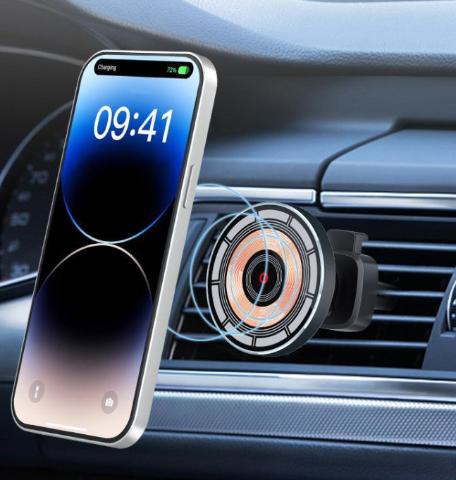 15W Magnetic Wireless Car Charger