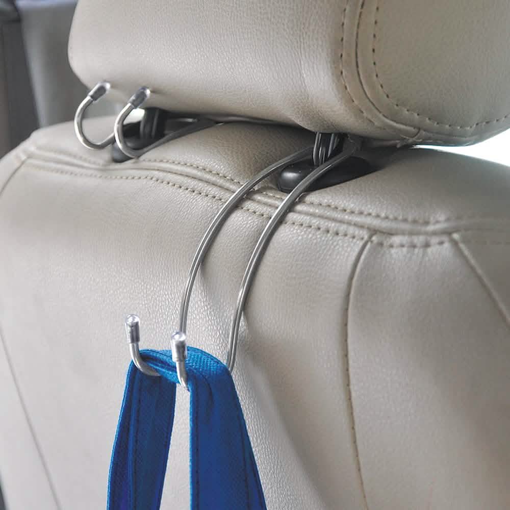 Car Headrest Hooks (2-Pack)