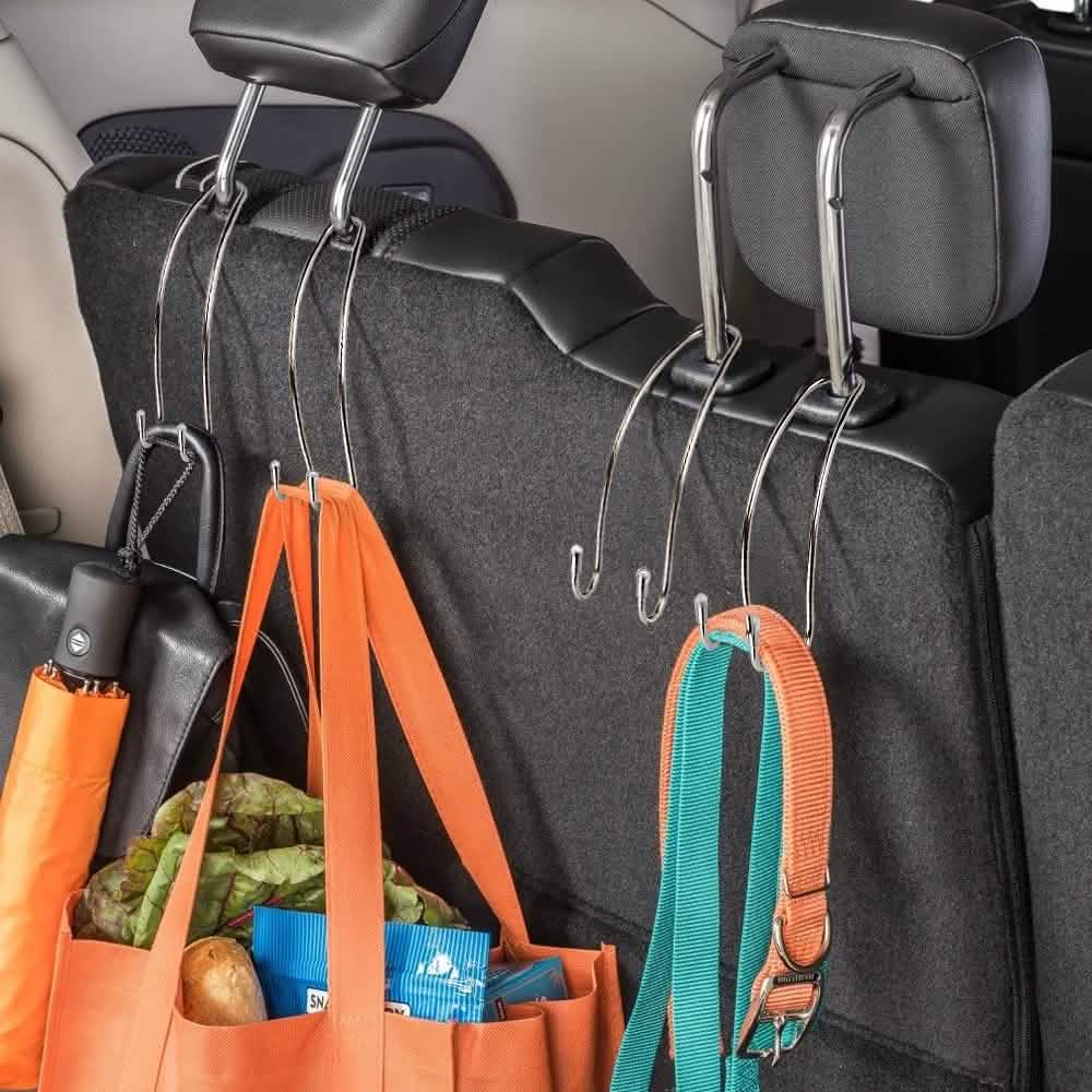 Car Headrest Hooks (2-Pack)