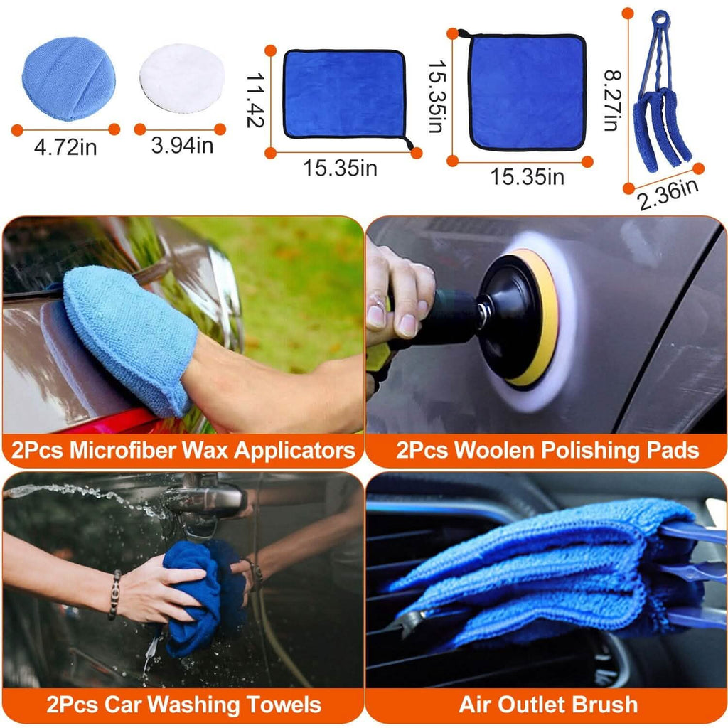 Car Detailing Brush Kit (26-Piece)