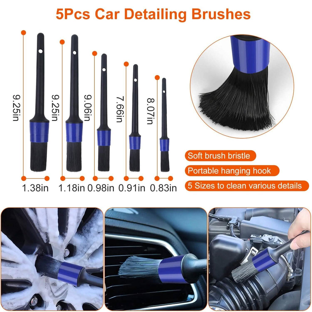 Car Detailing Brush Kit (26-Piece)