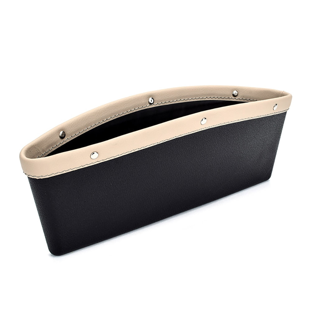 Leather Car Seat Gap Organizer