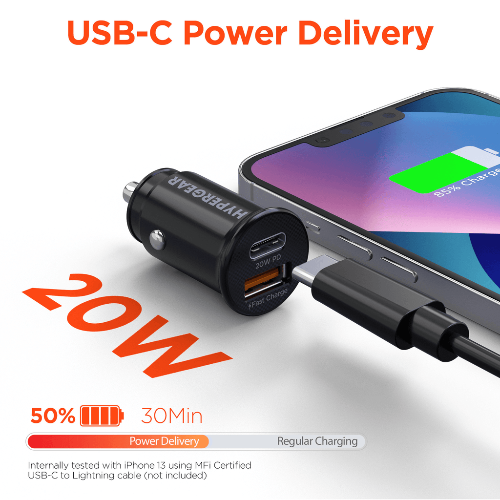 HyperGear Mini 20W Car Charger