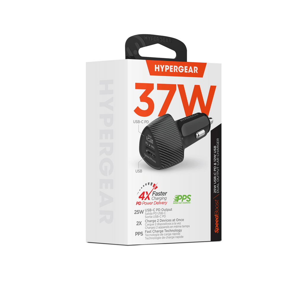 HyperGear SpeedBoost 25W Car Charger