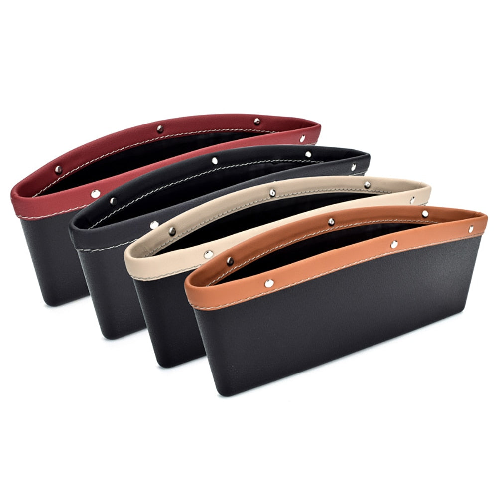 Leather Car Seat Gap Organizer