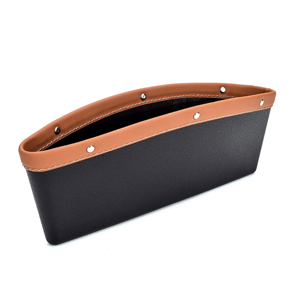 Leather Car Seat Gap Organizer