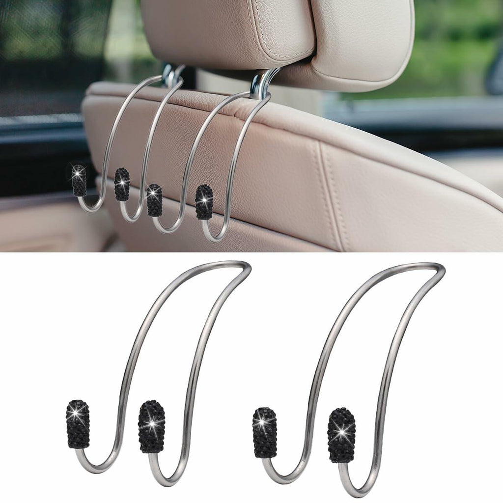 Pink Car Headrest Hooks (2-Pack)