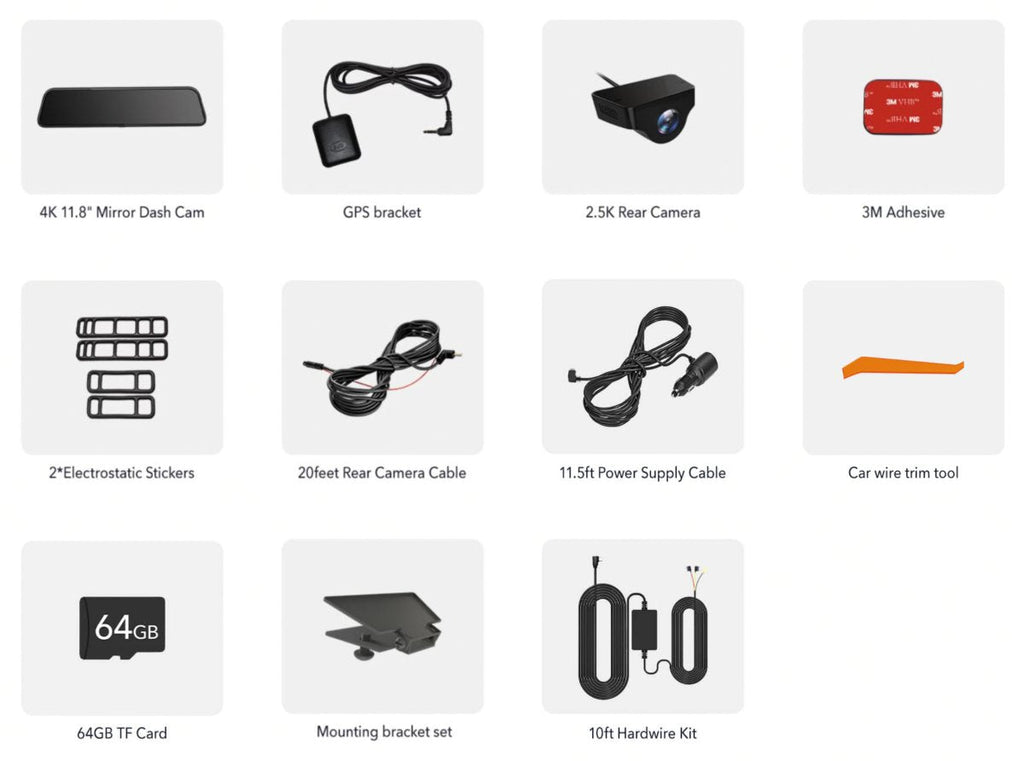 Wolfbox G900 Bumper Dash Cam