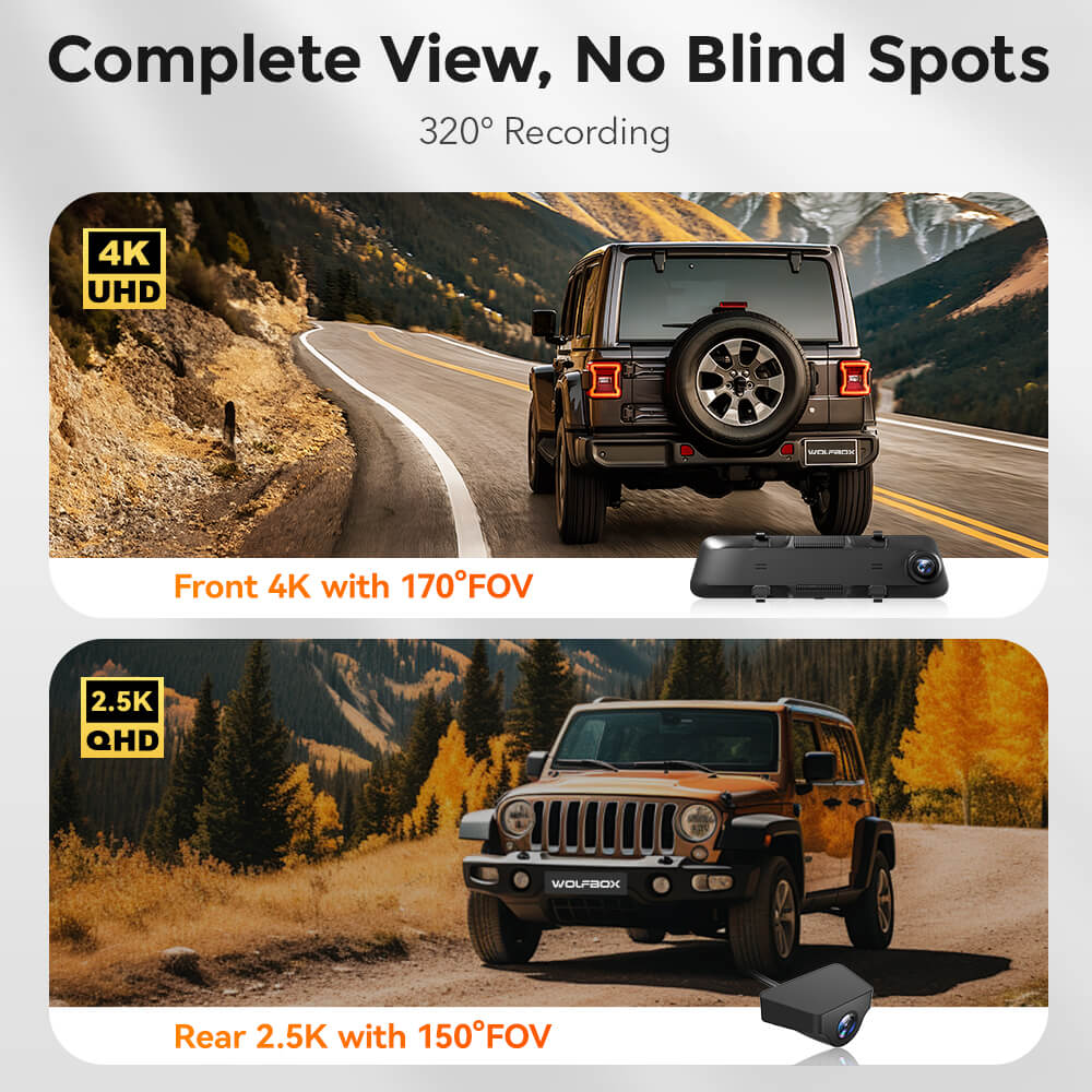 Wolfbox G900 Bumper Dash Cam
