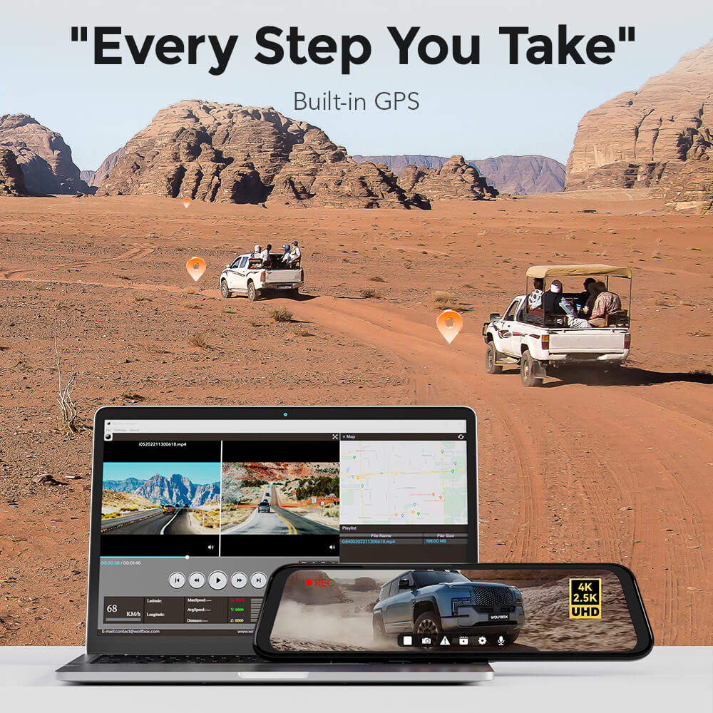 Wolfbox G900 Bumper Dash Cam